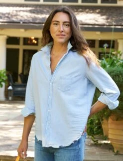 EILEEN Classic Blue Tattered Wash, Famous Denim