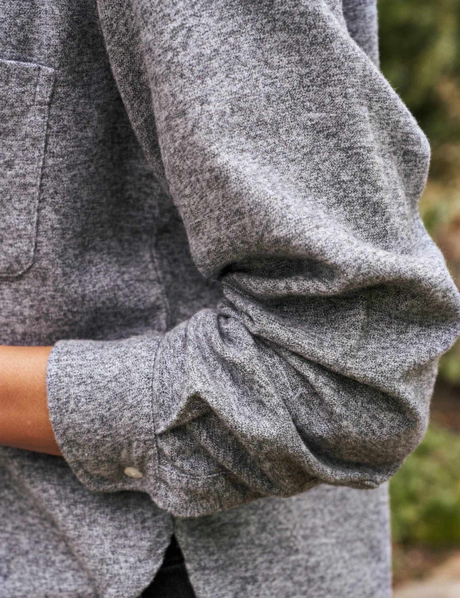 SILVIO Heather Black, Flannel - Image 3