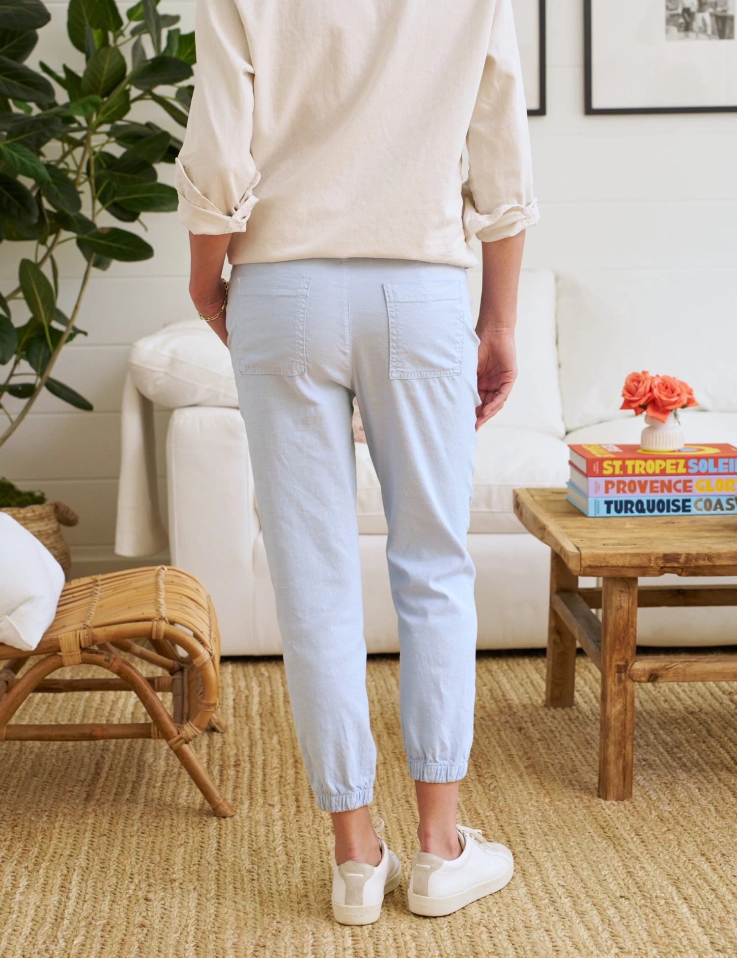 JAMESON Powder Blue, Italian Performance Linen - Image 2