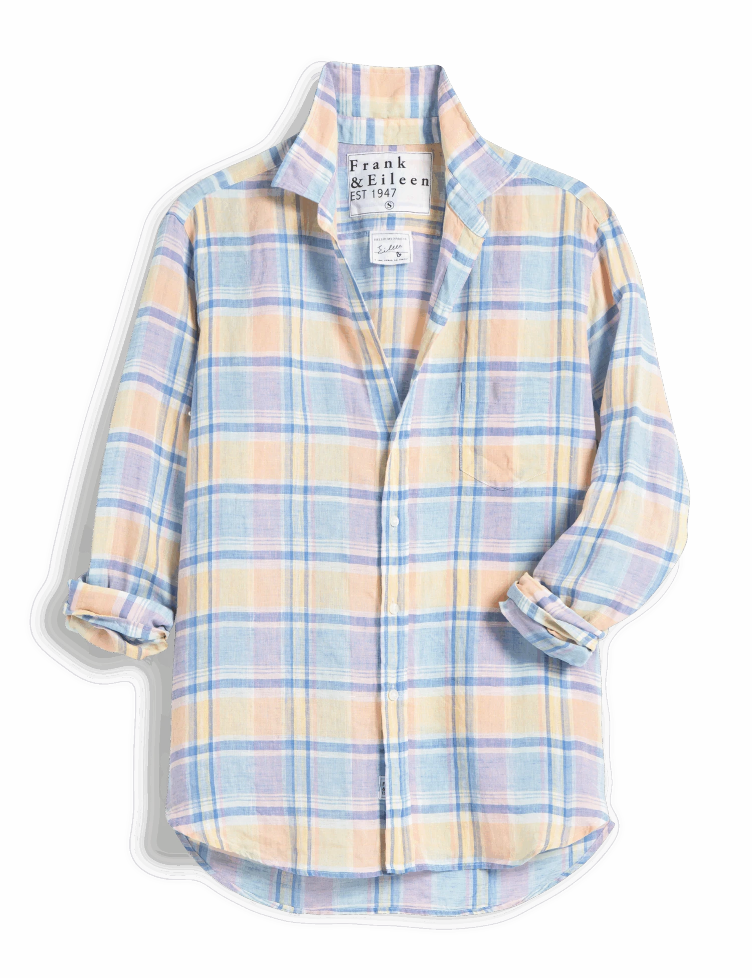EILEEN Multi Color Plaid, Classic Linen - Image 4