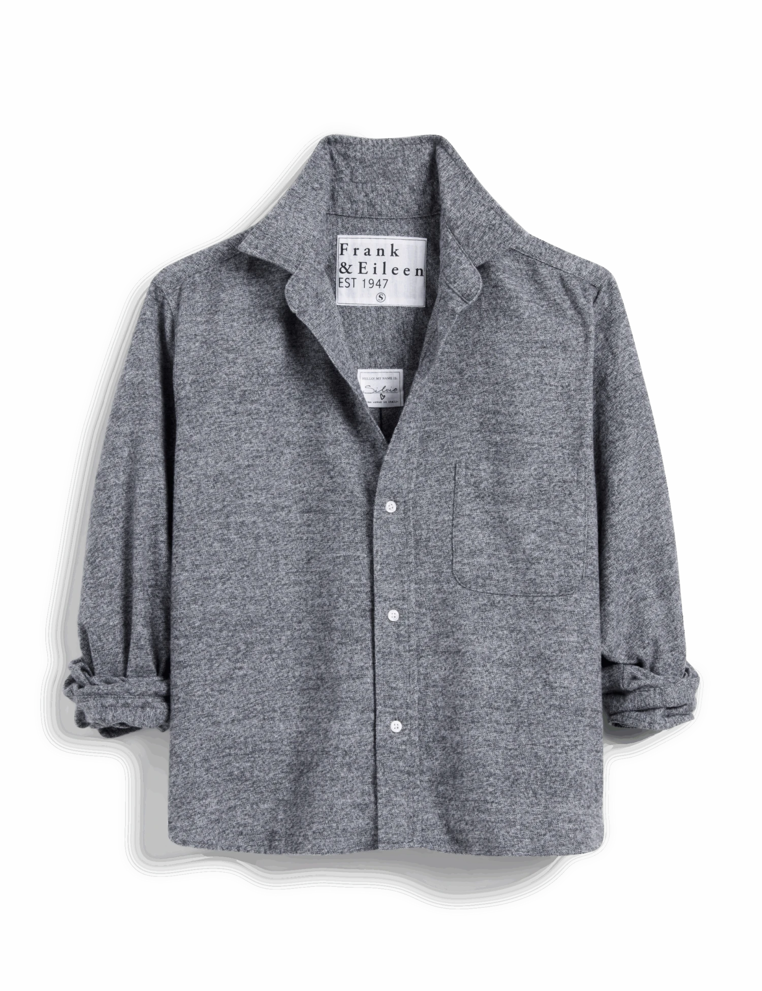 SILVIO Heather Black, Flannel - Image 4